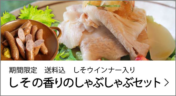 しその香りのしゃぶしゃぶセット