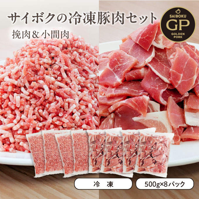冷凍挽肉・小間肉セット