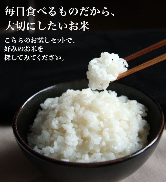 お米 3種セット 食べ比べ